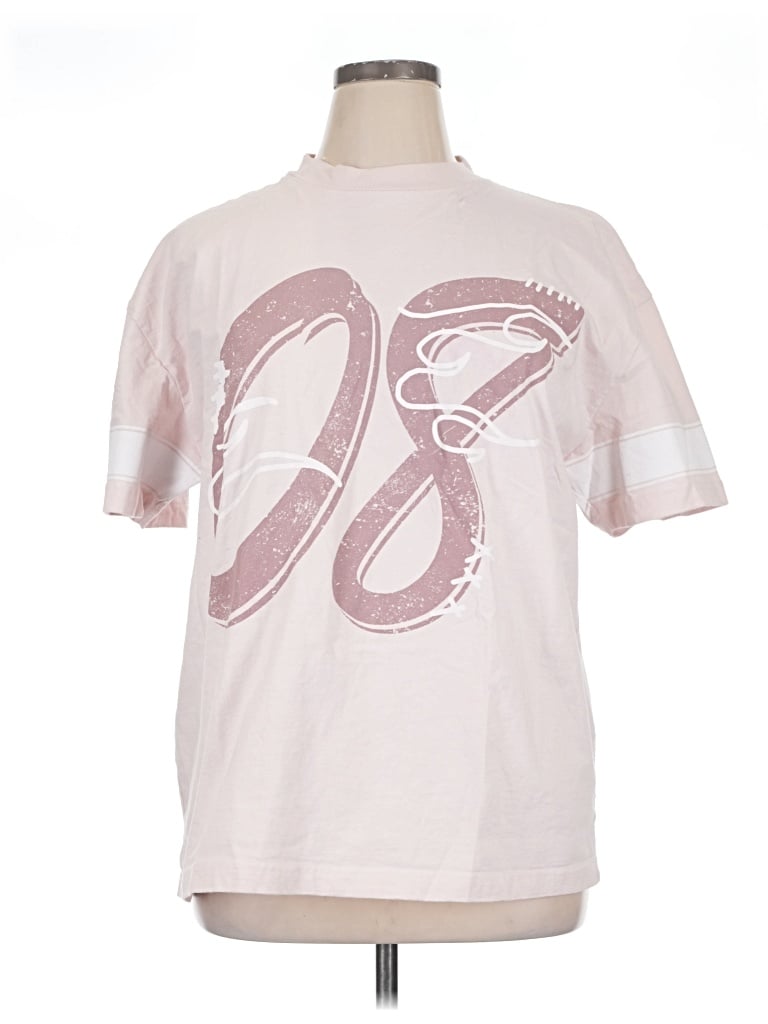 Pre-owned Assorted Brands Short Sleeve T-shirt In Pink