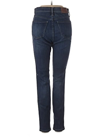 Madewell 10" High-Rise Skinny Jeans in Danny Wash: TENCEL&trade; Denim Edition (view 2)