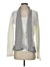 PURE HANDKNIT 100% Cotton Gray Cardigan Size Sm - Med - photo 1