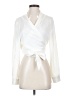 Chicwish Ivory Long Sleeve Blouse Size S - photo 1
