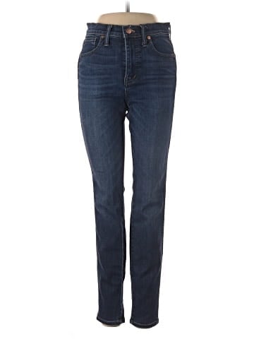 Madewell 10" High-Rise Skinny Jeans in Danny Wash: TENCEL&trade; Denim Edition (view 1)