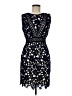 Soieblu 100% Polyester Animal Print Black Cocktail Dress Size M - photo 1