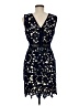 Soieblu 100% Polyester Animal Print Black Cocktail Dress Size M - photo 2