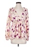 Halogen 100% Polyester Ivory Long Sleeve Blouse Size S - photo 1