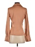 The Workshop 100% Polyester Tan Long Sleeve Blouse Size S - photo 2