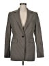 Banana Republic Houndstooth Gray Wool Blazer Size 6 - photo 1