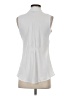 Nic + Zoe 100% Polyester White Sleeveless Blouse Size XS - photo 2