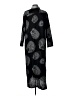 Unbranded 100% Polyester Black Casual Dress Size L (estimated) - photo 2