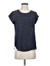 Lily White 100% Polyester Stars Blue Short Sleeve Top Size S - photo 1