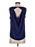 Sweet Rain 100% Polyester Blue Sleeveless Blouse Size S - photo 2
