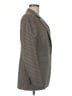 Banana Republic Houndstooth Gray Wool Blazer Size 6 - photo 4