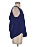 Sweet Rain 100% Polyester Blue Sleeveless Blouse Size S - photo 4