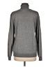 Jeanne Pierre Metallic Gray Turtleneck Sweater Size M - photo 2