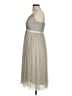 Needle & Thread 100% Polyester Gray Cocktail Dress Size 8 - photo 5