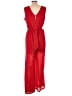 Zara Basic Solid Red Jumpsuit Size XL - photo 2