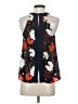 Papermoon 100% Polyester Black Sleeveless Blouse Size XS - photo 2