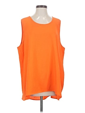 Cotton Bleu Sleeveless Top (view 1)