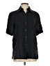 Cos Black Short Sleeve Button-Down Shirt Size 4 - photo 1