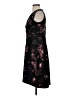 En Focus Studio Floral Black Cocktail Dress Size 4 - photo 5