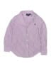 Ralph Lauren Stripes Purple Long Sleeve Button-Down Shirt Size 8 - photo 1