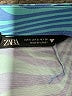 Zara Chevron-herringbone Blue Casual Pants Size S - photo 7