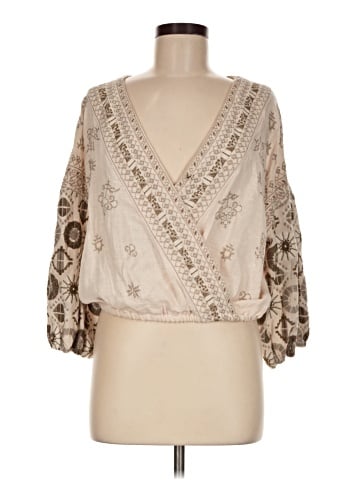 Free People 3/4 Sleeve Blouse (view 1)