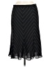 MICHAEL Michael Kors 100% Silk Chevron-herringbone Black Silk Skirt Size 8 - photo 2