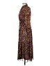 Unbranded 100% Polyester Paisley Brown Casual Dress Size 4 - photo 5