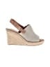 TOMS Gray Tan Wedges Size 7 - photo 1