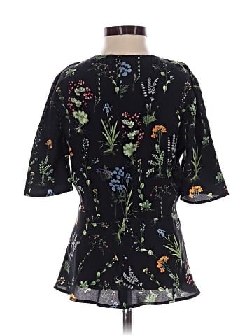 Altuzarra Short Sleeve Silk Top (view 2)