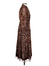 Unbranded 100% Polyester Paisley Brown Casual Dress Size 4 - photo 4