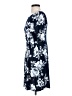 Connected Apparel Floral Blue Casual Dress Size 4 (petite) - photo 5