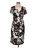 BCBGMAXAZRIA Print Purple Cocktail Dress Size L - photo 1