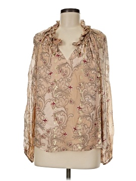 White House Black Market Long Sleeve Blouse (view 1)