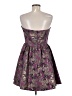 Jay Godfrey Paisley Gold Purple Cocktail Dress Size 10 - photo 2