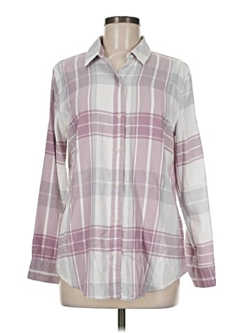 Banana Republic Factory Store Long Sleeve Button-Down Shirt (view 1)