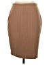 Express Stripes Tan Formal Skirt Size 2 - photo 1