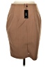 Express Stripes Tan Formal Skirt Size 2 - photo 2