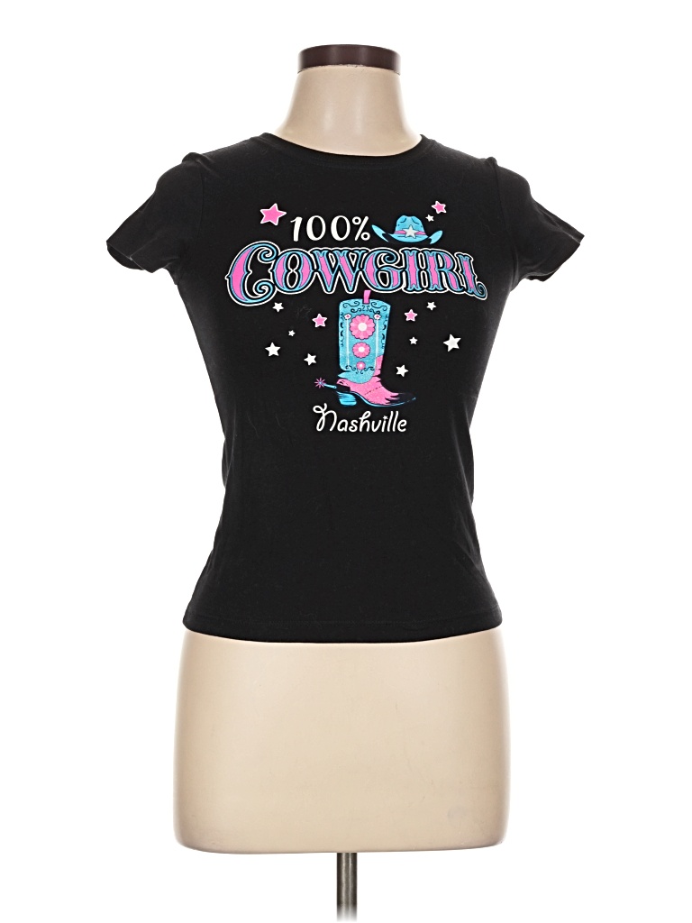 Pre-owned Next Level Apparel Short Sleeve T-shirt In Black