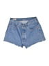 Levi's 100% Cotton Blue Denim Shorts Size 30 waist - photo 1