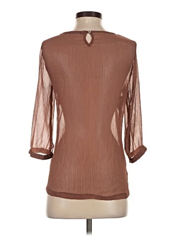 Zara Basic 3/4 Sleeve Blouse (view 2)