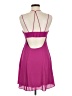 Express 100% Polyester Solid Pink Cocktail Dress Size 6 - photo 2