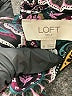 Ann Taylor LOFT 100% Polyester Paisley Black Sleeveless Blouse Size M - photo 9