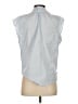 FRAME 100% Cotton Blue Sleeveless Blouse Size S - photo 2