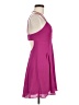 Express 100% Polyester Solid Pink Cocktail Dress Size 6 - photo 4