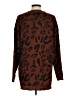Vestidos Animal Print Brown Pullover Sweater Size M - photo 2