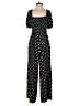 Assorted Brands Polka Dots Black Jumpsuit Size S - photo 1