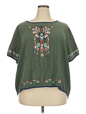 Unbranded Short Sleeve Blouse (view 1)