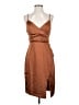 Lulus 100% Polyester Brown Cocktail Dress Size S - photo 1
