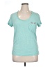 Merona Teal Short Sleeve Top Size XL - photo 1